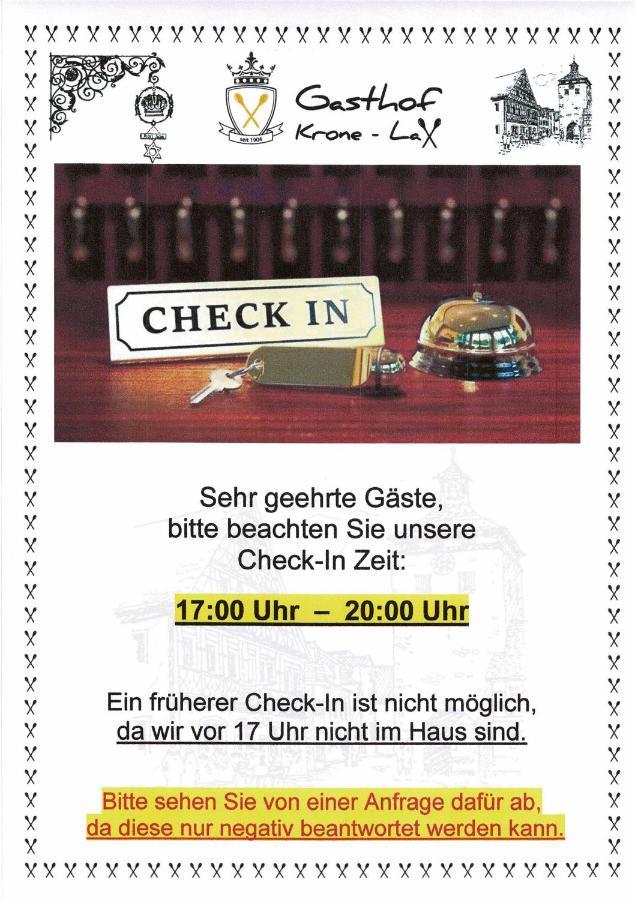 Hotel-Gasthof Krone-Lax Scheinfeld Екстериор снимка